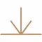 Ekena Millwork Saratoga Timber Gable Bracket, Western Red Cedar, 108"W x 72"H x 1 1/2"D x 3 1/2"F, 16/12 Pitch GBW108X72X0204SAR00SWR - alternate 1